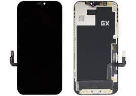Дисплей для iPhone 12 / 12 Pro + тачскрин черный с рамкой  OLED GX, артикул 01860 — запчасть GSM28.RU