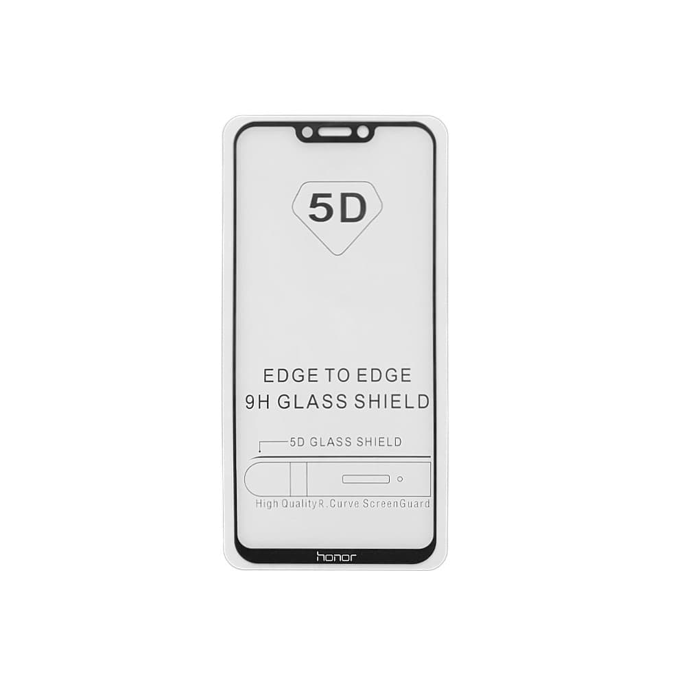 Защитное стекло 5D с полной проклейкой на Huawei Honor Play / Nova 3 / Nova 3i  Белое, артикул 00705 — запчасть GSM28.RU