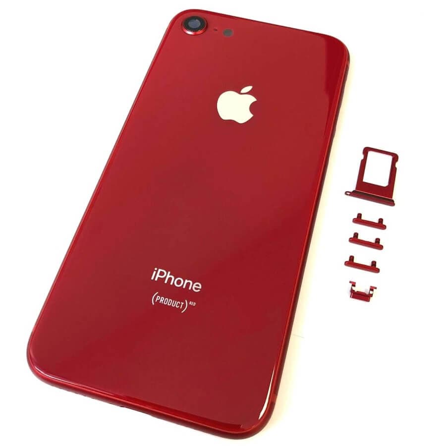 Задняя крышка (корпус) для Iphone 8 Plus (красный), артикул 00515 — запчасть GSM28.RU