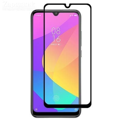 Защитное стекло 5D с полной проклейкой на Samsung A90 Черное, артикул 00765 — запчасть GSM28.RU